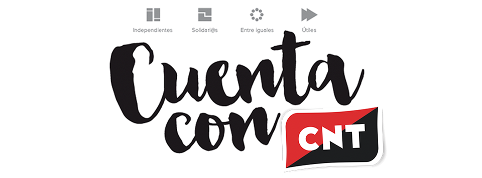 Logo que pone Cuenta con CNT